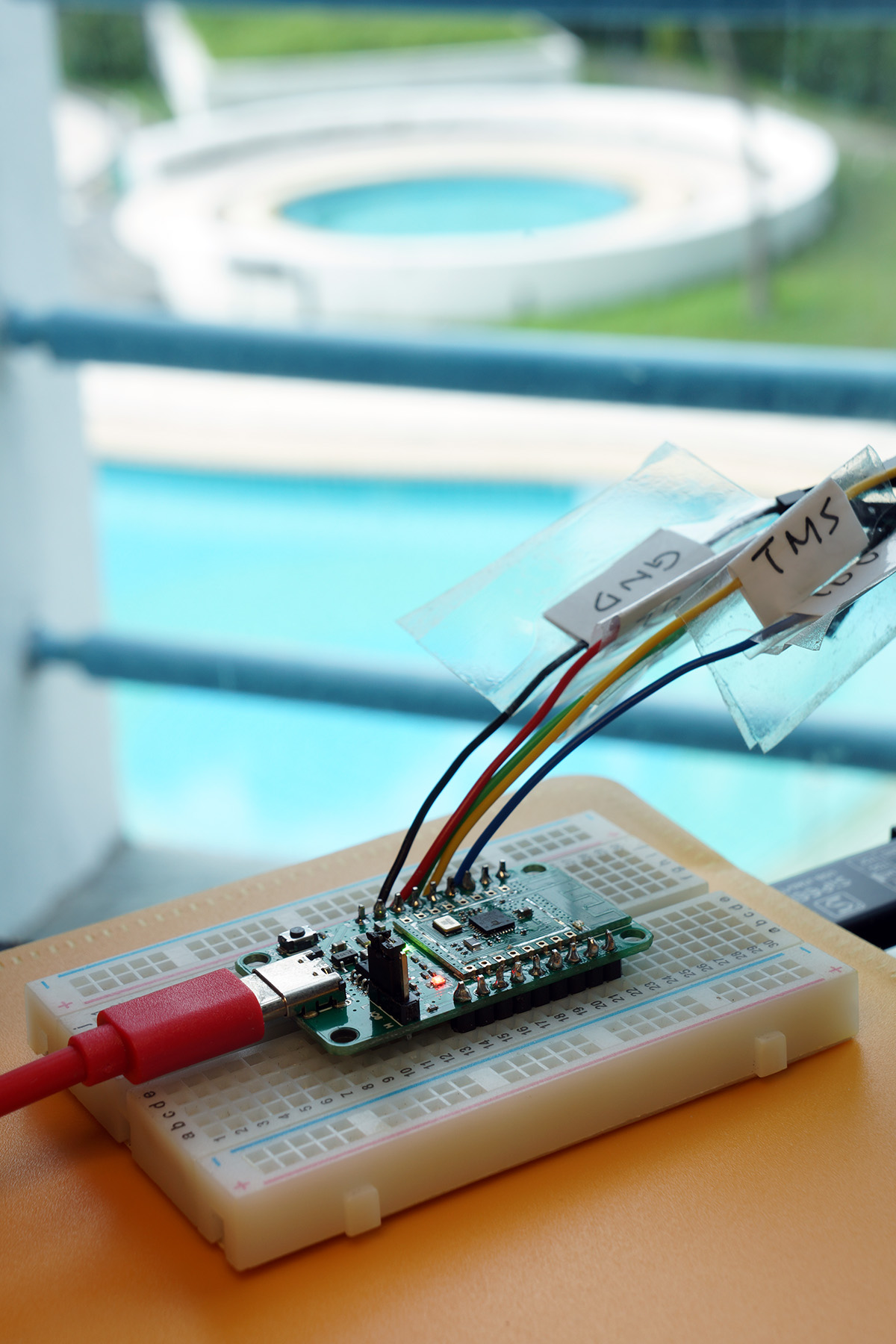 Poolside Debugging with PineCone BL602 RISC-V Evaluation Board