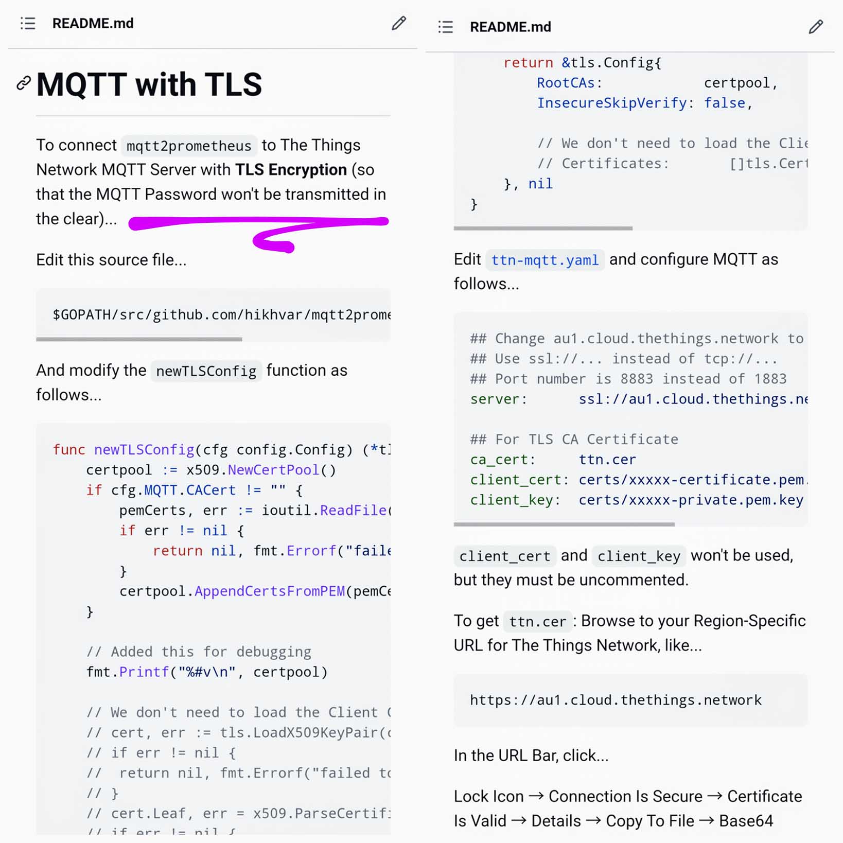 MQTT with TLS Encryption