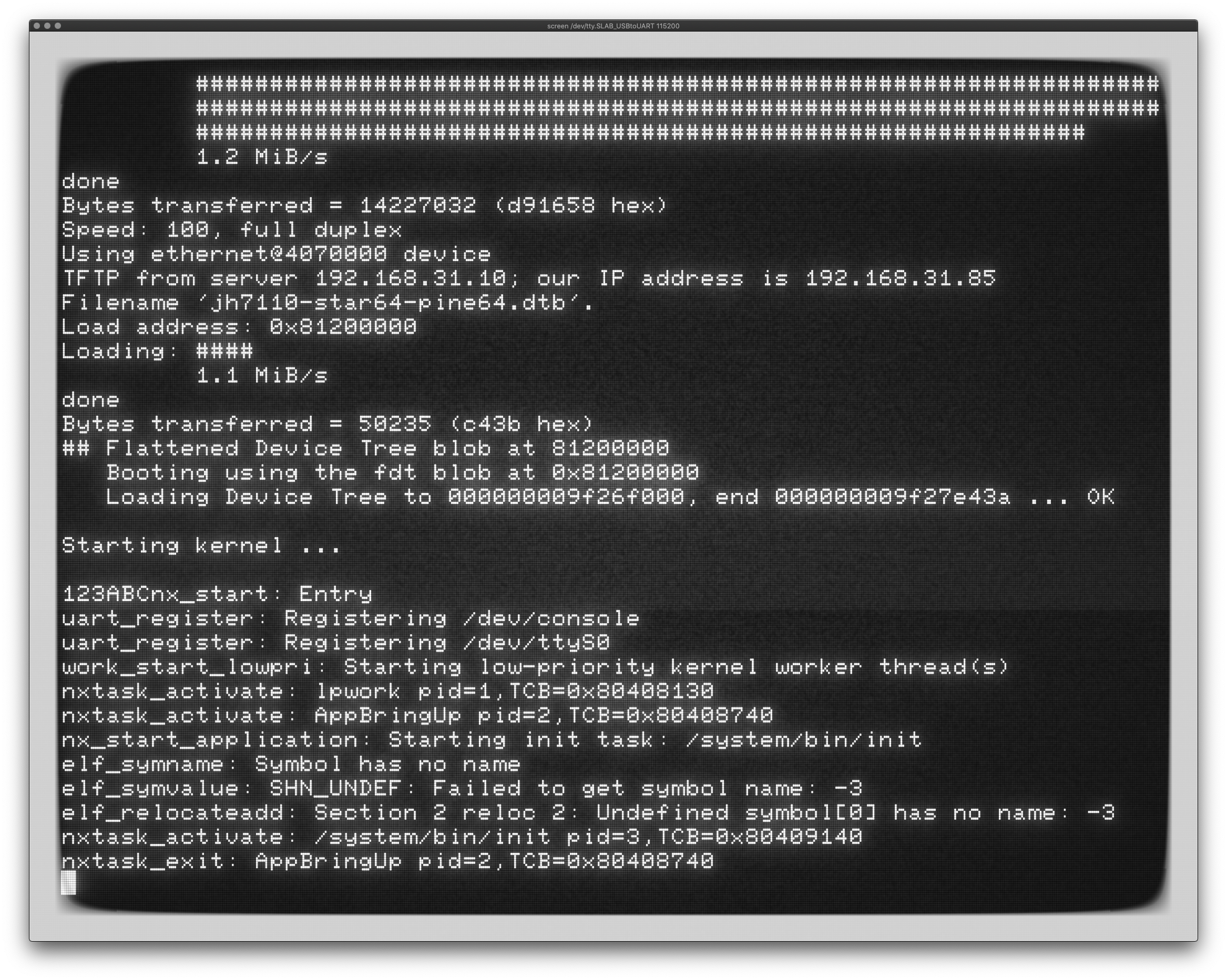 NuttX Kernel Boots OK on SG2000