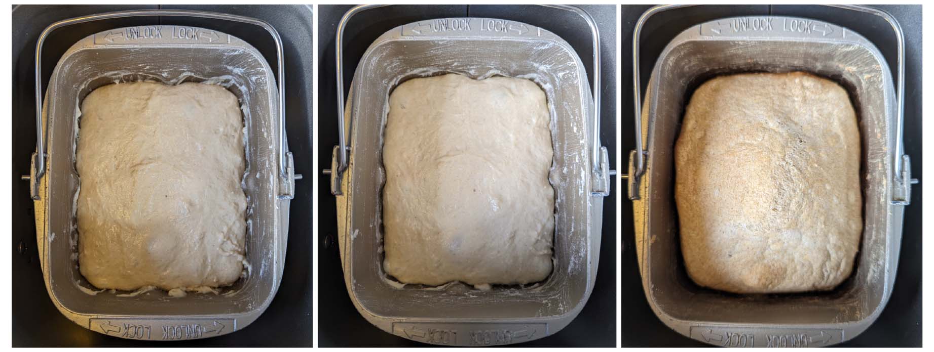 Bake the dough